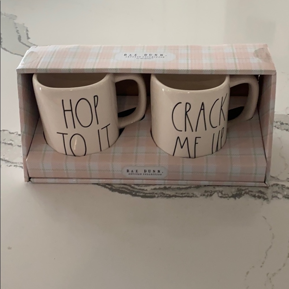 Rae Dunn Easter mugs